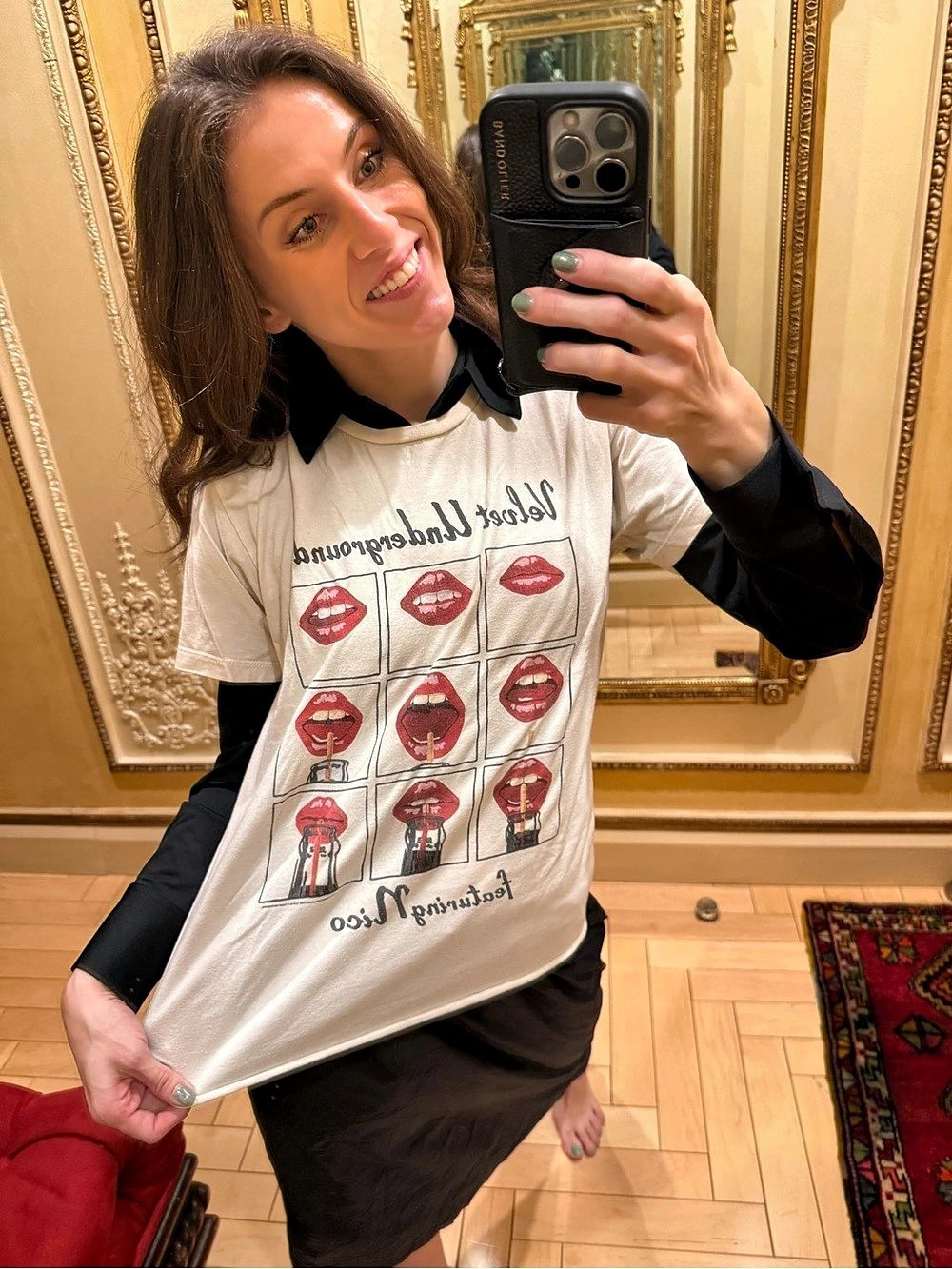 The Velvet Underground Featuring Nico Lips T-Shirt Cream